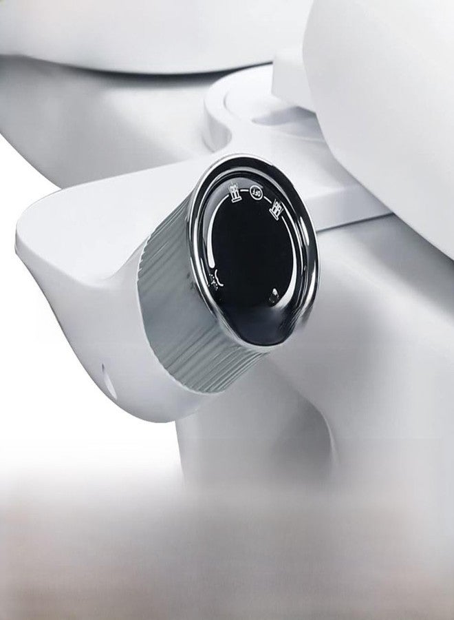 Azelf Toilet Bidet Seat Attachment - Non-Electric Ultra-Slim Design, Dual Wash Nozzles, Adjustable Pressure Luxurious Toilet with accessoires - Image 3